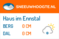 Sneeuwhoogte Haus im Ennstal